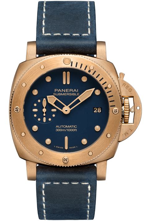 panerai bronzo blu abisso|panerai bronzo.